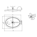 Ovales Tanktürchen Modell 200RP LxB 510x370 nach innen öffnend
