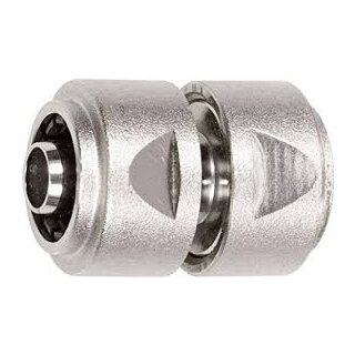 GEKA Plus Schlauchverbinder 1/2" für Schlauchnennweite 13mm  VERNICKELT