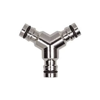 GEKA Plus Y- Abzweigstecker  VERNICKELT