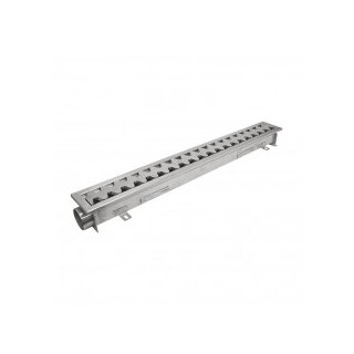 Edelstahl Kastenrinne SLIM verstärkt 6000mm  1.4301