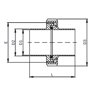 ASEPTIC Rohrverschraubung ISO