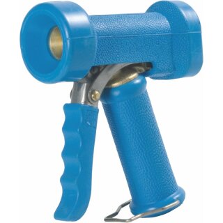 Profi Reinigungspistole für Trinkwasser KTW DVGW  Gehäuse Messing CW617N,  Anschluss G 1/2" Innengewinde  BLAU