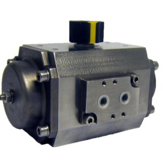 Pneumatischer Schwenkantrieb CH042SR-II 4/4 luftöffnend/federschließend F03/F05, 4,1Nm, VK11mm