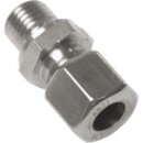 Gerade Einschraubverschraubung 1/8" Rohr 6mm  V4A...