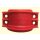 Klemmschale PP für Schlauch 25x6 ROT FDA bis 8 bar