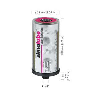 Schmierstoffgeber inkl. Cartridge  125ml