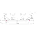 Aseptic- Line Verschluss DN200  bis 0,5 bar  1.4404