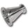 Clamp Reduzierstück ISO 2852 DN40 (64,0) auf DN32 (50,4)  1.4404  Länge: 40mm
