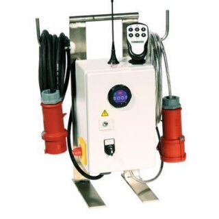 Funkfernschaltung mit Fernbedienung zur stufenlosen Drehzahlregelung von 400V Drehstrommotoren EIN- AUS / LINKS- RECHTS