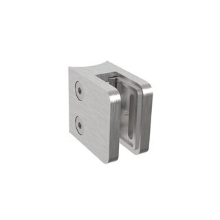 Glasklemme Modell 21 1.4404 geschliffen für Rundrohr 42,4mm