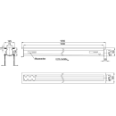 Edelstahl Kastenrinne SLIM 1000  1.4301