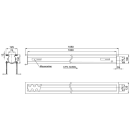 Edelstahl Kastenrinne SLIM 2000  1.4301