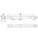 Edelstahl Kastenrinne SLIM 4000  1.4301