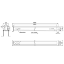 Edelstahl Kastenrinne SLIM 5000  1.4301