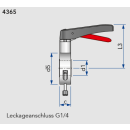 Leckage- Scheibenventil KIESELMANN ohne Flansch DN65...