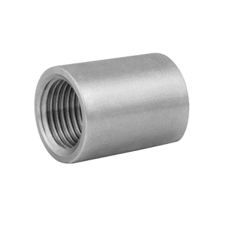 Ganze Muffe R-201  1 1/4"  Länge: 48mm  PN64  1.4404