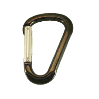 Karabiner ALU schwarz 12x116