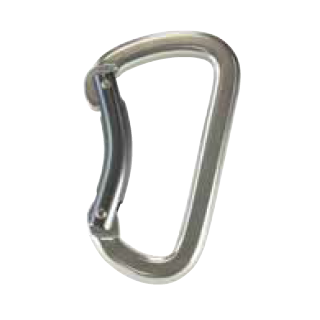 Karabiner ALU silber 10x100