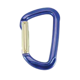 Karabiner ALU blau 12x111