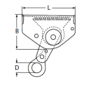 Steigklemme- Fallsicherung für Seil 12mm  Edelstahl...