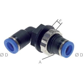 Winkelschottsteckanschluss 6mm  M14x1,5