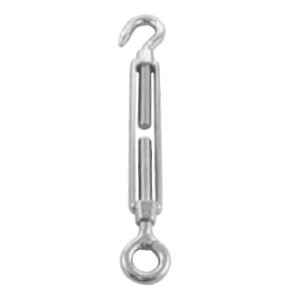 Spannschloss Haken/ Öse M6  1.4404