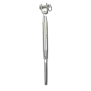 Wantenspanner Gabel- Terminal M8, Seil 4mm  V4A