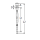 Wantenspanner Gabel- Terminal (gedrehte Ausführung) M10  für Seil 5mm  1.4404