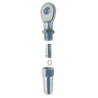 Montageaugterminal für Seil 4mm  1.4404