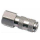 Edelstahl Schnellkupplung mit Innengewinde 1/2"  Stecker 13mm  absperrend  1.4305