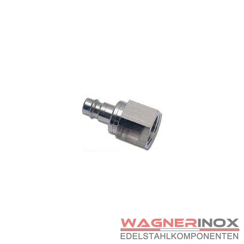 Edelstahl Sechskant Nippel, 3 Stück 1/2 Zoll IG x 1/4 Zoll IG Gewinde Edelstahl 304 Reduzier Kupplungsstecker, Metall Verbindungsstück Adapter für Wasser, Luft, Rohranschluss