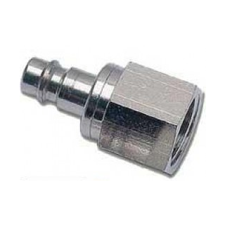 Edelstahl Stecknippel mit Innengewinde 1/2"  Stecker 13mm  nicht absperrend  1.4305