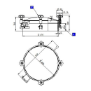 Druckdomdeckel 400L/E  -1/+2 bar