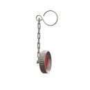 Weingewinde Blindmutter mit Kette 6/4"  1.4301  mit...