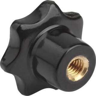 Sterngriff Duroplast mit Messingbuchse M16
