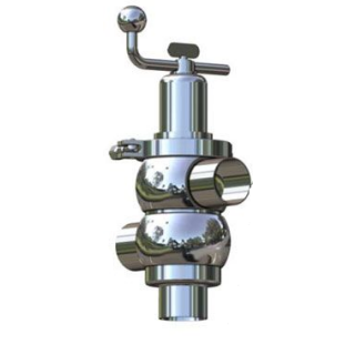 KI-DS Zweiwege- Umstellventil S-S-S DN25  1.4404  EPDM