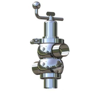 KI-DS Zweiwege- Umstellventil S-S-S DN40  1.4404  EPDM