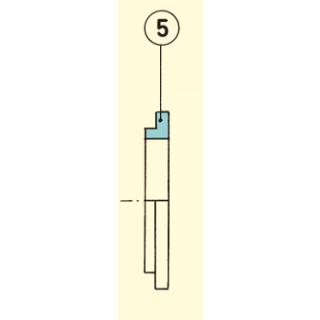 Druckring PTFE für Stirnschauglas DN32