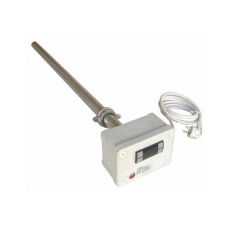 Mostwärmer für Zapflochklappe Gr.37 +Thermostat digital 1000W/230V INOX