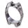 Gelenkbolzenschelle V2A (W4) Spannbereich 356-376mm  2- teilig