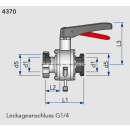 Leckage- Scheibenventil KIESELMANN KgM/G DN65  1.4404  EPDM