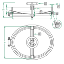 Mannloch 317E OVAL 345x455 V4A nach innen öffnend...