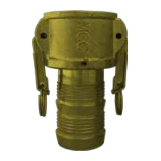 Mörtelkupplung Mutterteil für Schelleneinband DN35 auf Tülle 35mm  Stahl gelb verzinkt  System 22