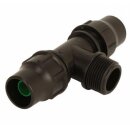 T- Stück 20x20 mit Außengewinde 3/4"