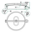 Domdeckel 958B RUND 150mm V2A mit...