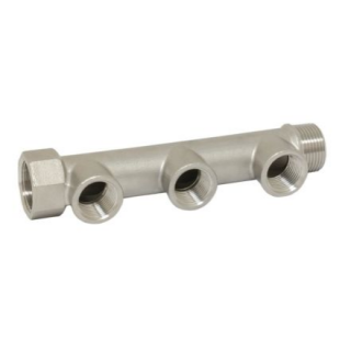 Verteiler 3/4" IG auf 3x 1/2" IG  1.4404 PN10