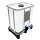 IBC Container 80x60x101cm Einfüllöffnung NW150  Auslaufarmatur NW50 auf Kunststoffpalette  300 Liter  UN- Zulassung