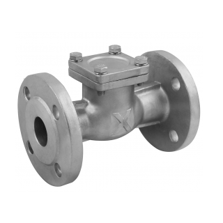 Rückschlagklappe DN200 mit Flanschanschluss  1.4404 PTFE