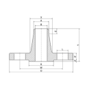 Vorschweißflansch nach ANSI/ASME  1500lbs 1/2"...