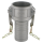 KAMLOK Mutterteil DN80 Schlauchtülle ALU für Schelleneinband (C) DREHBAR  Tülle 76,6mm